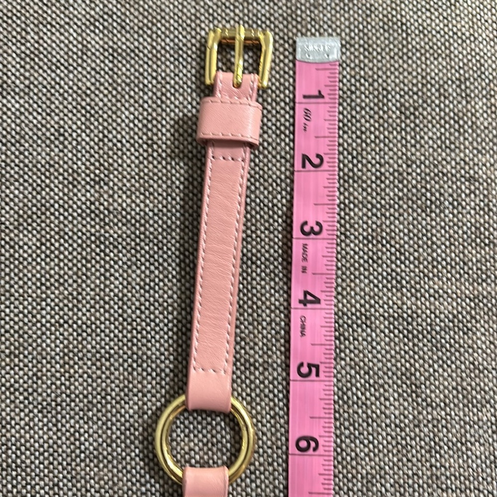 Banana Republic pink leather studded belt, size XS. RN#54023. - Picture 12 of 13